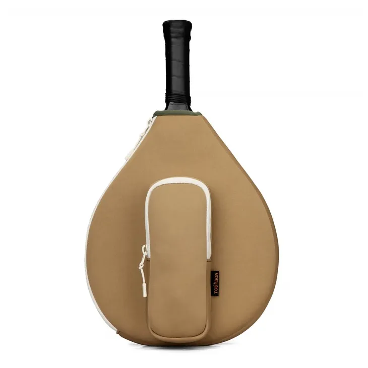 TOURBON Neoprene Padded Pickleball Paddle Sling Bag