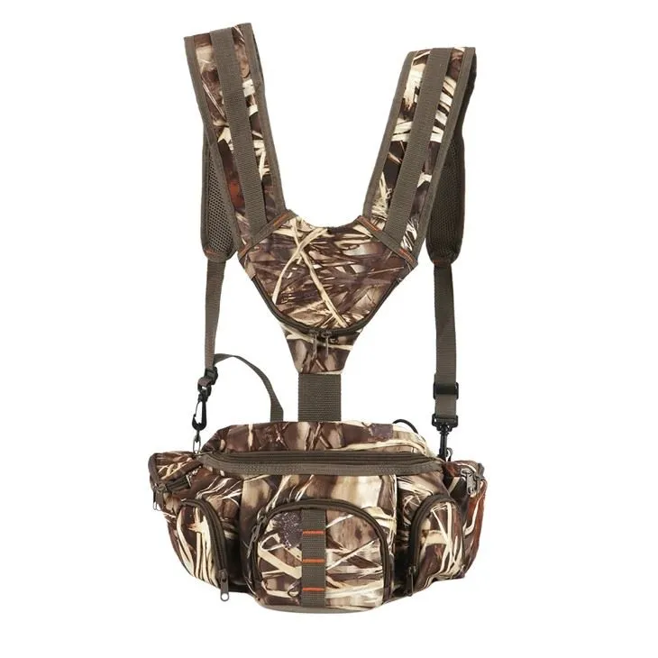 Bag Waist Camo Hela Awyr Agored Gyda Strapiau Ysgwydd