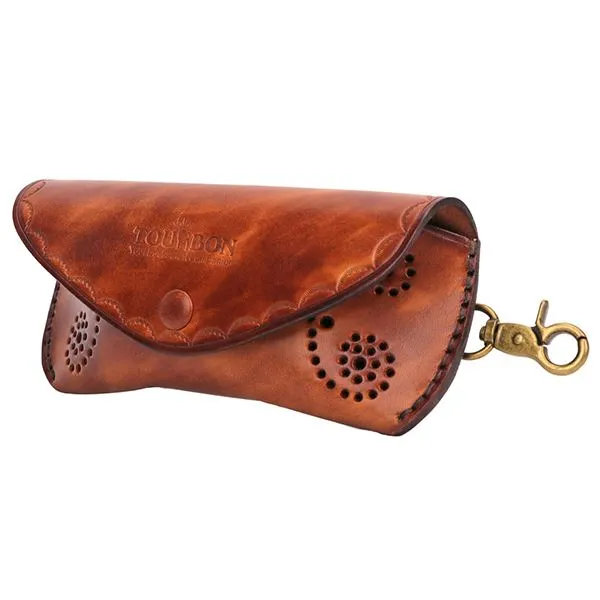 Leather Eyeglasses Holder Case Belt Cario Clip
